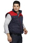 Two Tone Heavy Duty Work Vest / Winter Safety Vest With Multi Storage Pockets