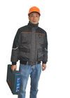 Multi Pocket Winter Work Jackets Tear Resistance With Elasticated Cuffs And Waist