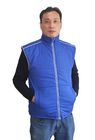 Fleece Lining Body Warmer Vest / Winter Work Vest With 100% Polyester Padding