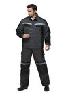 Warm Winter Work Coveralls / Outdoor Winter Workwear With Multi Functional Pockets