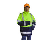 Breathable 높은 시정 방수 재킷 300D 옥스포드 안전 스포츠용 잠바 재킷