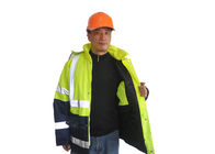 Breathable 높은 시정 방수 재킷 300D 옥스포드 안전 스포츠용 잠바 재킷